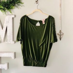 Olive Green Blouse